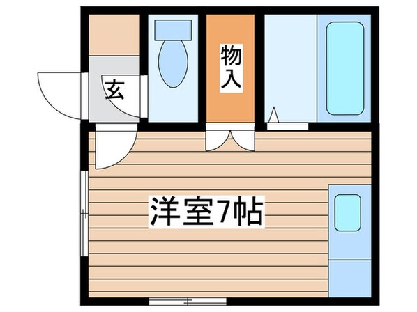 北栄ハイツの物件間取画像